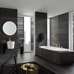 GROHE GROHE 40366GN1 Essentials 24 in. Towel Bar in Brushed Cool Sunrise