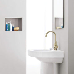 GROHE Grohe 32138EN2 Concetto Single Handle Monoblock Bathroom Sink Faucet in Brushed Nickel Infinity Finish