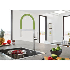 GROHE GROHE 30295DC0 Essence Professional Single Handle Pull Down Kitchen Faucet in SuperSteel Infinity