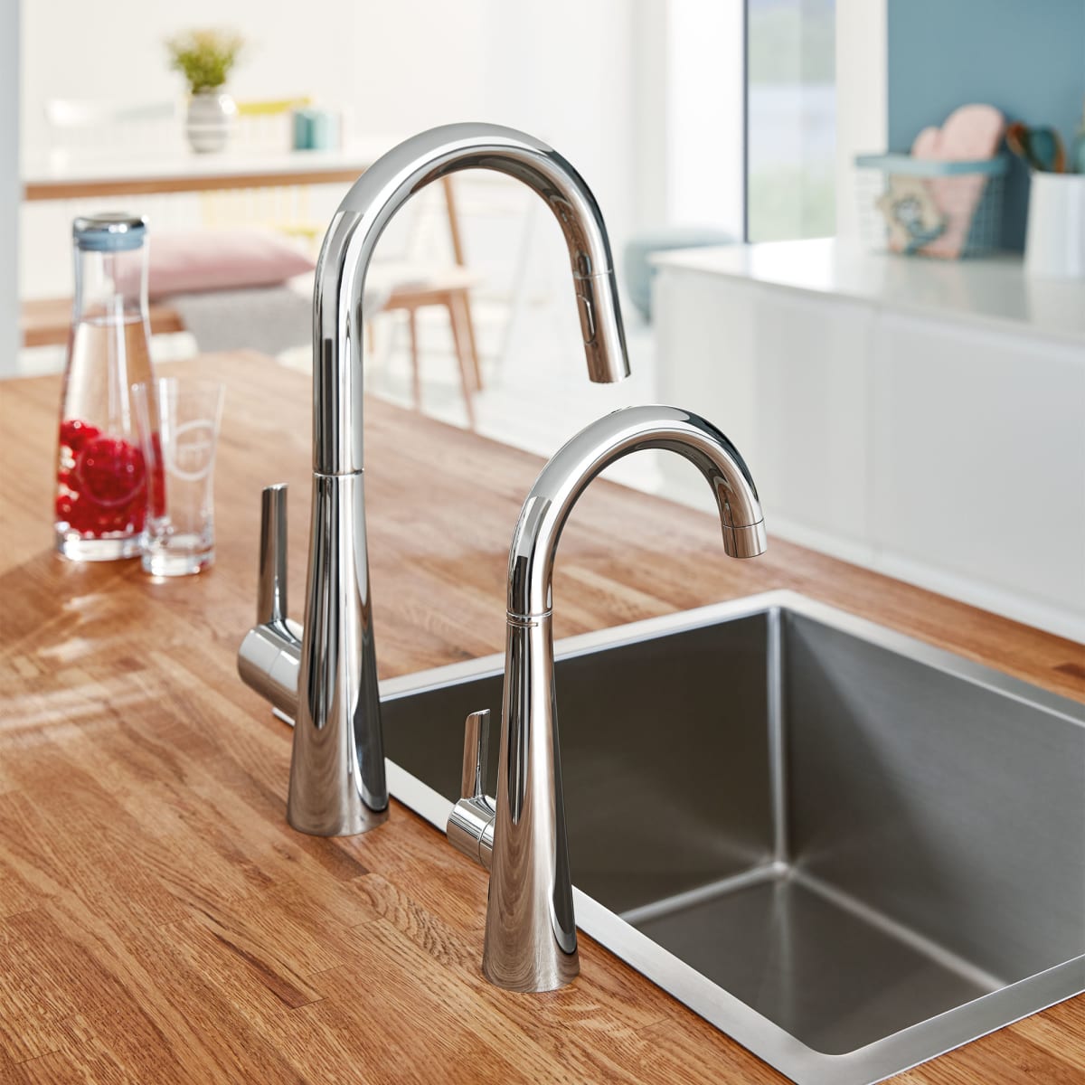 GROHE Grohe 32283003 Single-Handle Pull Down Dual Spray Prep Faucet 1.75 GPM