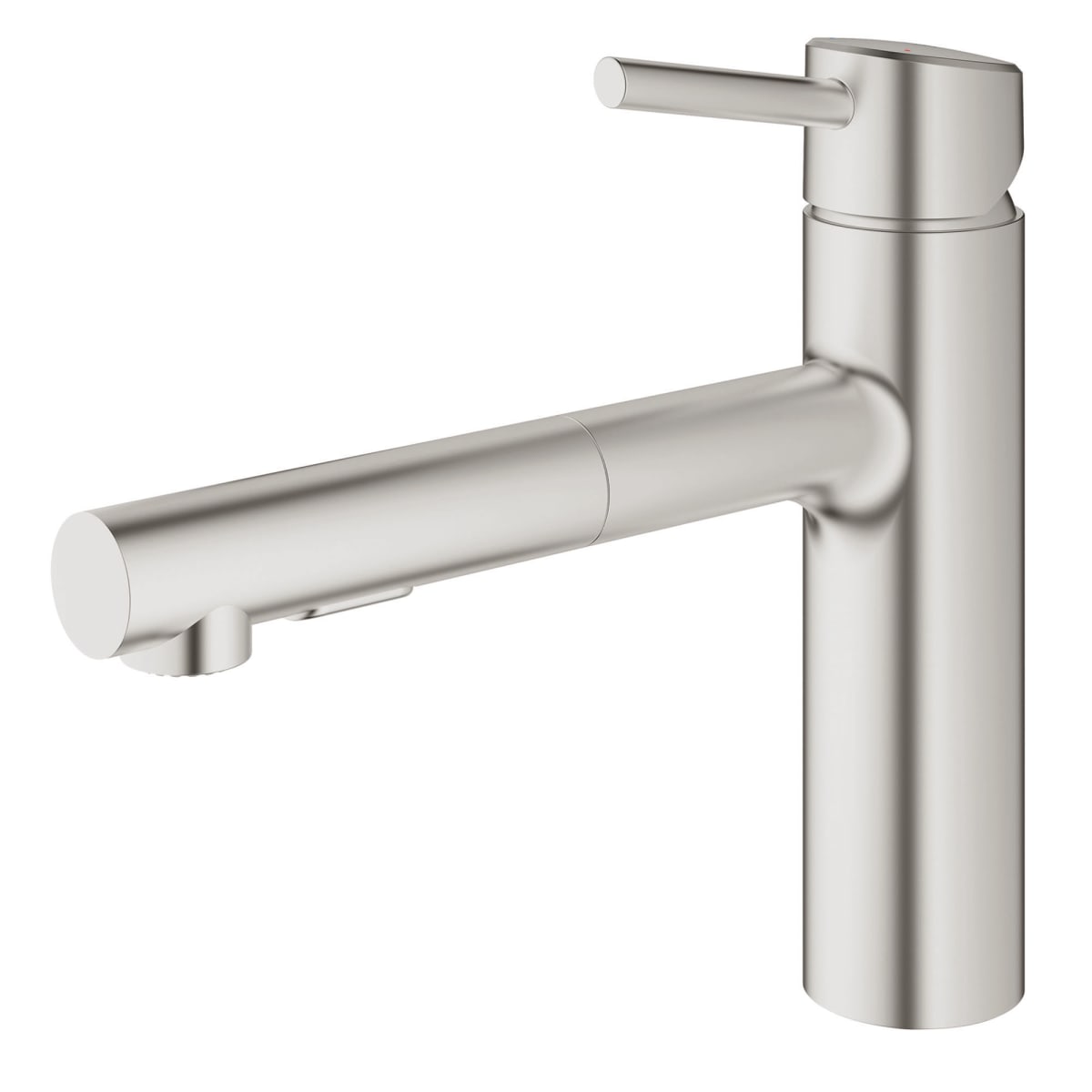 GROHE GROHE 31453DC1 Concetto Single Handle Pull Out Kitchen Faucet in SuperSteel Infinity
