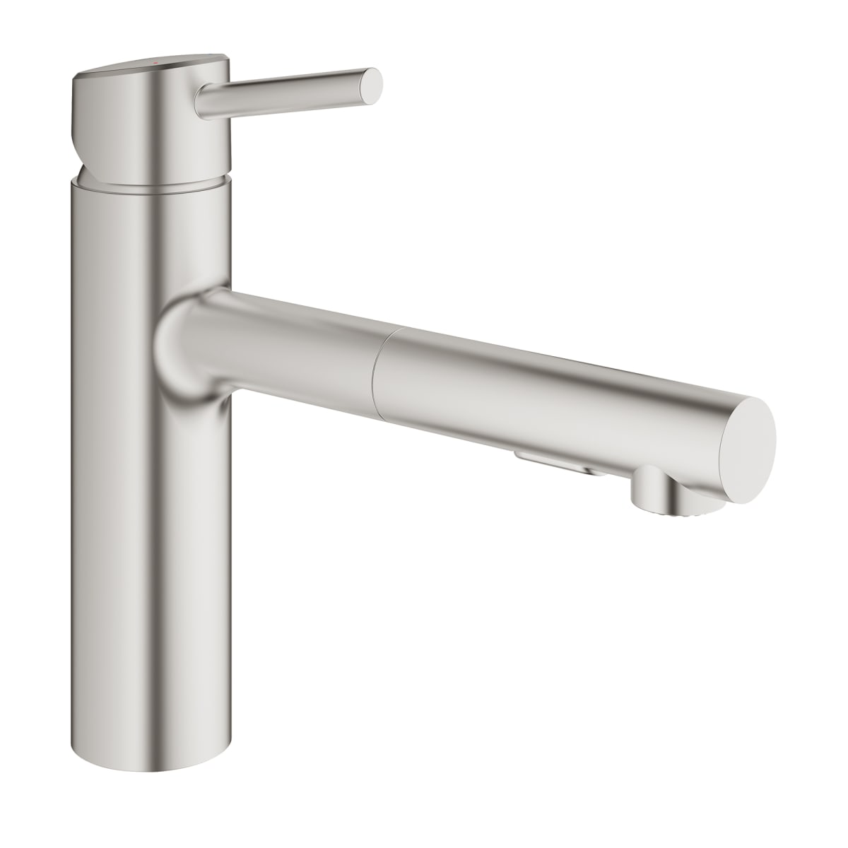 GROHE GROHE 31453DC1 Concetto Single Handle Pull Out Kitchen Faucet in SuperSteel Infinity