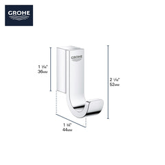GROHE Grohe 41039EN0 Robe Hook in Grohe Brushed Nickel