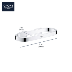GROHE Grohe 41035000 Towel Ring in Grohe Chrome