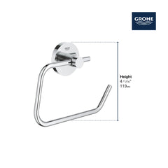 GROHE GROHE 40689A01 Essentials Essentials Toilet Paper Holder W/O Cover