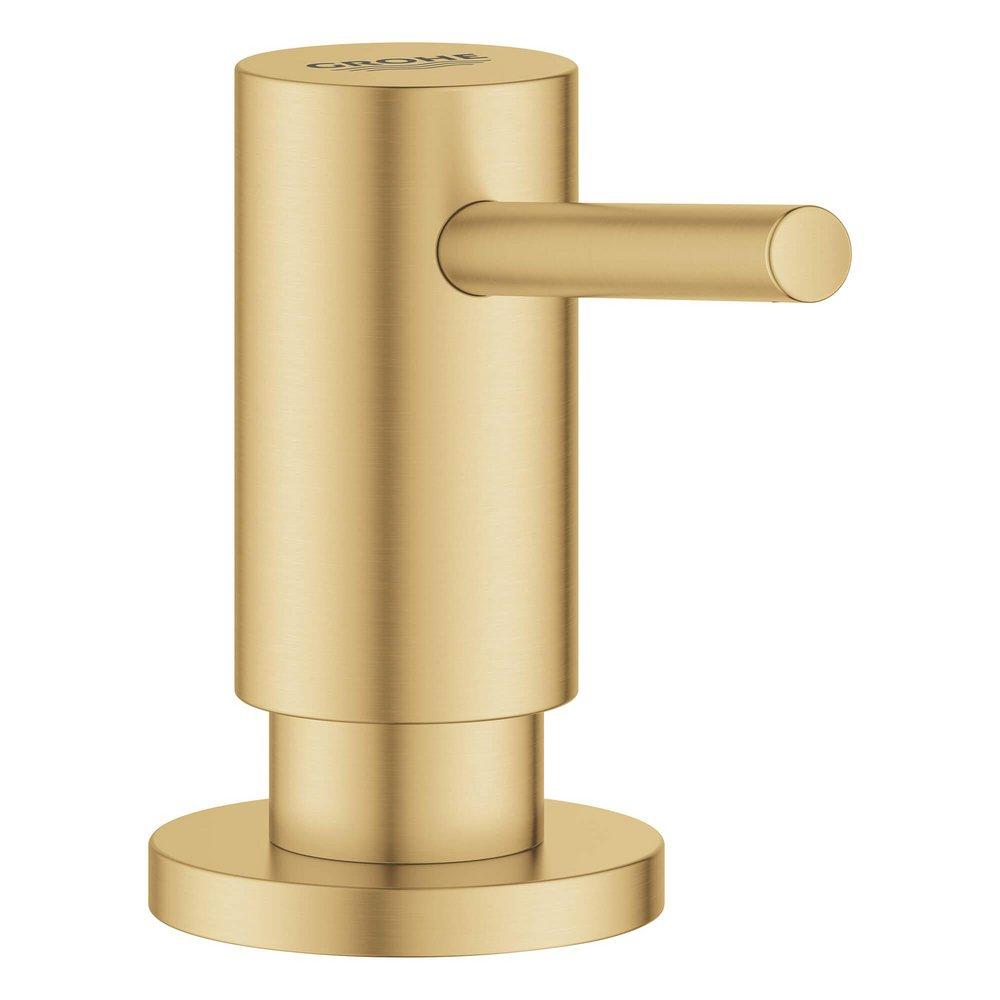 GROHE GROHE 40535GN0 Cosmopolitan 15 Oz. Deck Mount Brass Soap Dispenser With Metal And Plastic Trim In Brushed Cool Sunrise