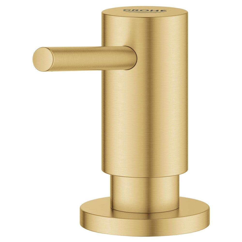 GROHE GROHE 40535GN0 Cosmopolitan 15 Oz. Deck Mount Brass Soap Dispenser With Metal And Plastic Trim In Brushed Cool Sunrise