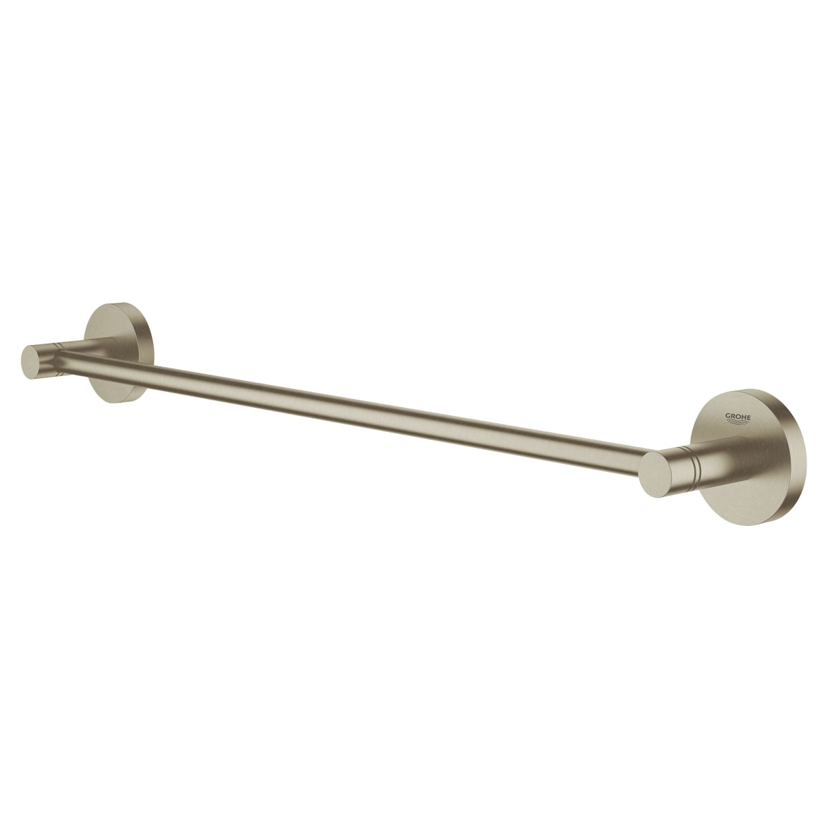 GROHE GROHE 40688EN1 Essentials 18 in. Towel Bar in Brushed Nickel