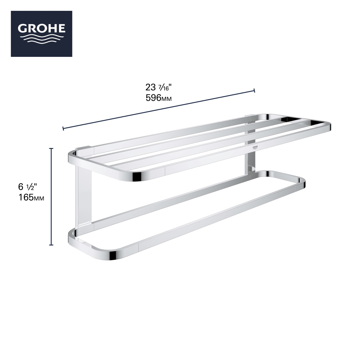 GROHE Grohe 41066000 Towel Rack in GROHE CHROME