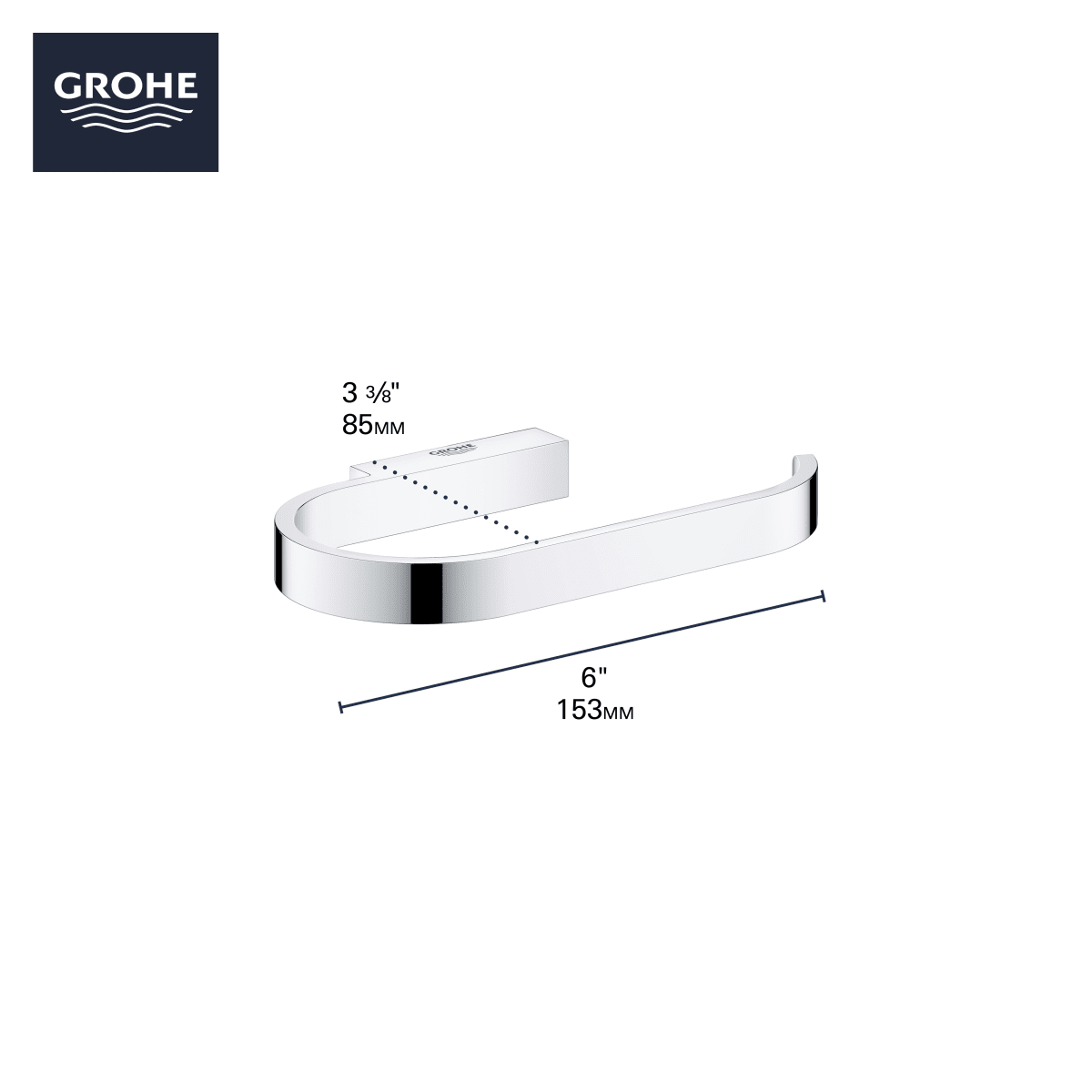 GROHE 41068EN0 BATH GRAB BARS