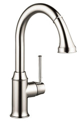 HANSGROHE Hansgrohe 04215830 Talis C Single Handle Pull Down Kitchen Faucet in Polished Nickel