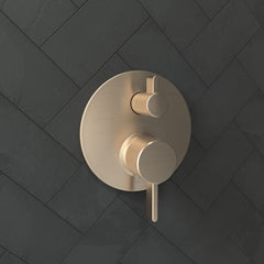 HANSGROHE Hansgrohe 04447140 Ecostat Pressure Balance Trim S With Diverter In Brushed Bronze