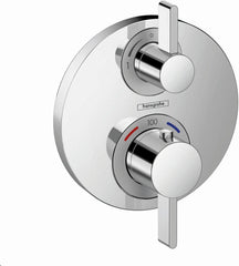 HANSGROHE Hansgrohe 15757001 Ecostat S Two Handle Thermostatic Valve Trim in Polished Chrome