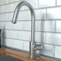 HANSGROHE Hansgrohe 14872801 Talis S2 Single Handle Pull Down Kitchen Faucet in Steel Optic