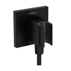 HANSGROHE Hansgrohe 26889671 Wall Outlet with Handshower Holder in Matte Black