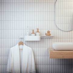 HANSGROHE Hansgrohe 27904700 WallStoris Wall Bar Power 28 in Matte White