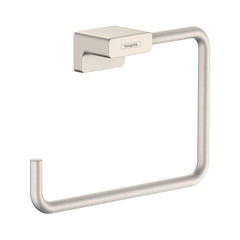 HANSGROHE Hansgrohe 41754820 AddStoris Towel Ring in Brushed Nickel