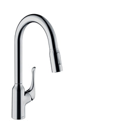 HANSGROHE Hansgrohe 71843001 Allegro N HighArc Kitchen Faucet, 2-Spray Pull-Down, 1.75 GPM