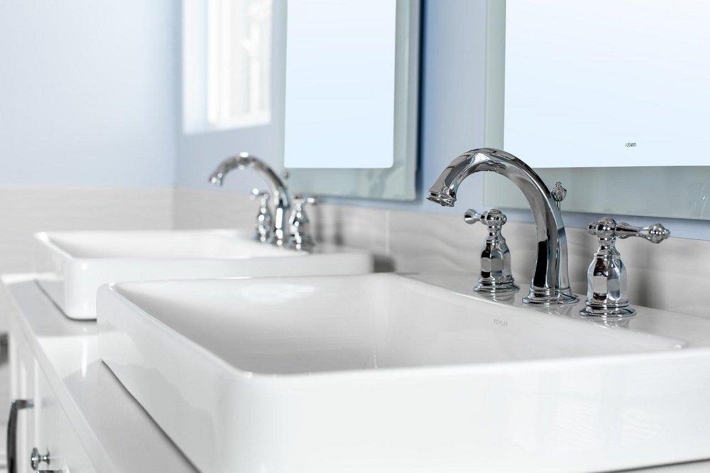 KOHLER Kohler 2660-8-0 Vox 23 x 18-1/8 in. Rectangular Dual Mount Bathroom Sink in White