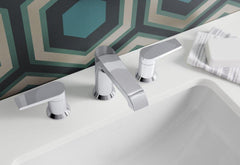 KOHLER KOHLER 97093-4-CP Hint Two Handle Widespread Bathroom Sink Faucet in Polished Chrome
