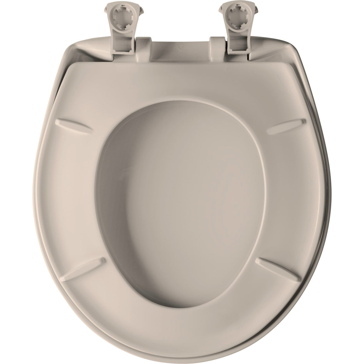 BEMIS Bemis 200SLOWT443 Round Plastic Toilet Seat in Blush