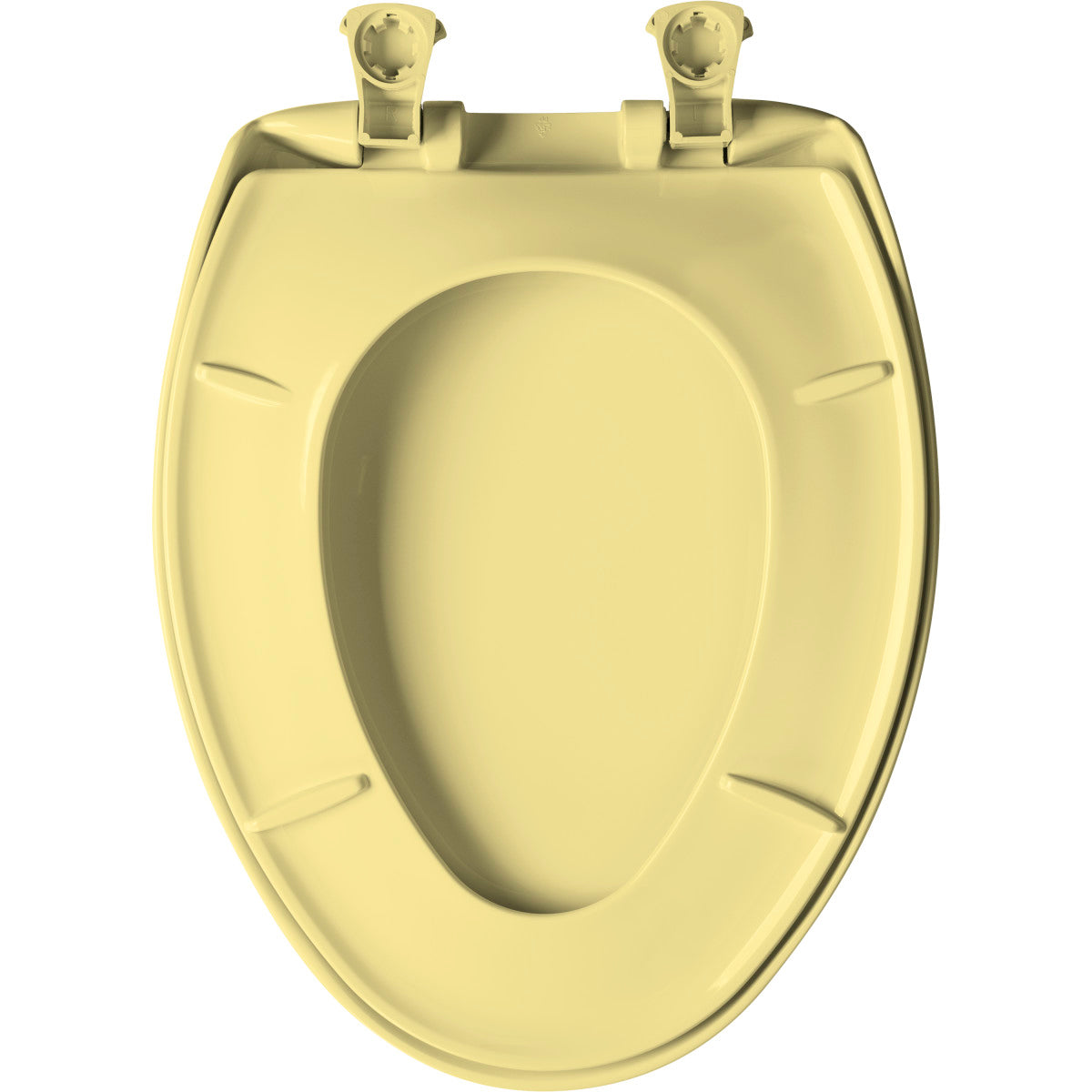 BEMIS Bemis 1200SLOWT211 Elongated Plastic Toilet Seat in Yellow