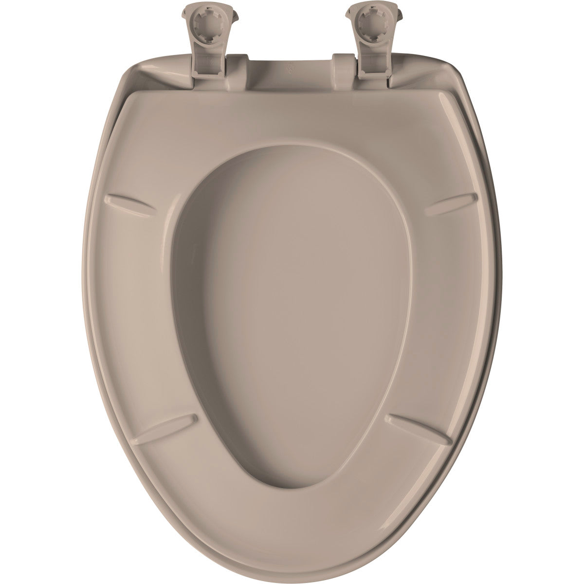 BEMIS Bemis 1200SLOWT 068 Elongated Plastic Toilet Seat in Fawn Beige