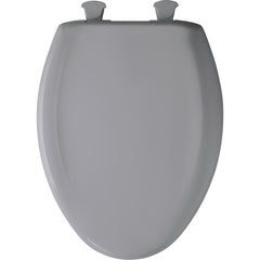 BEMIS Bemis 1200SLOWT032 Elongated Plastic Toilet Seat with STA-TITE, Easy Clean and Whisper Close Hinge