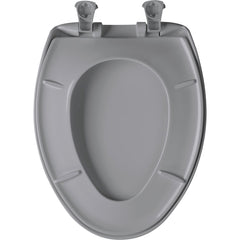 BEMIS Bemis 1200SLOWT032 Elongated Plastic Toilet Seat with STA-TITE, Easy Clean and Whisper Close Hinge