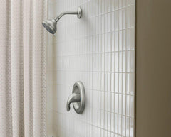MOEN Moen 82604SRN Adler Single Handle Shower Faucet in Spot Resist Brushed Nickel