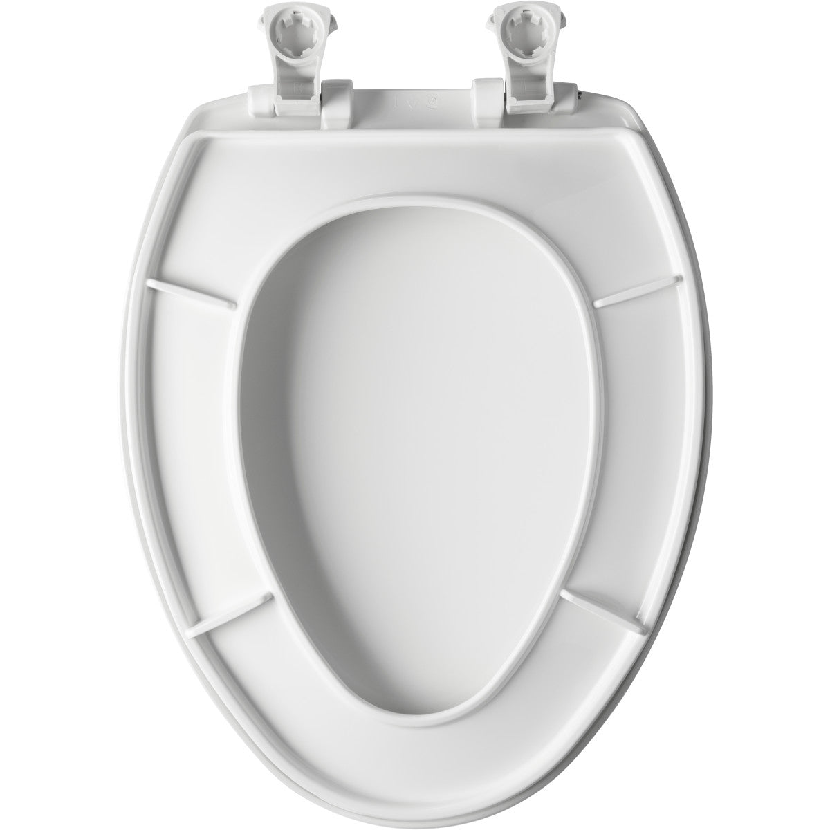 BEMIS Bemis 7300EC000 Elongated Plastic Toilet Seat in White