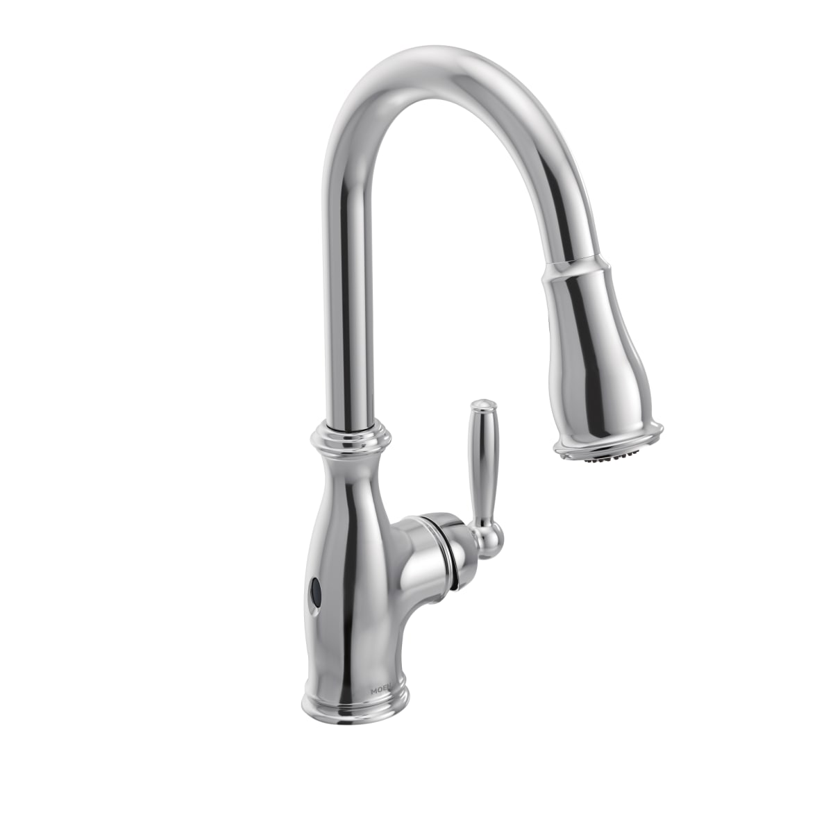 MOEN Moen 7185EWC Brantford MotionSense Wave Single Handle Pull Down Touchless Kitchen Faucet in Polished Chrome