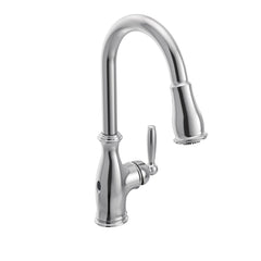 MOEN Moen 7185EWC Brantford MotionSense Wave Single Handle Pull Down Touchless Kitchen Faucet in Polished Chrome