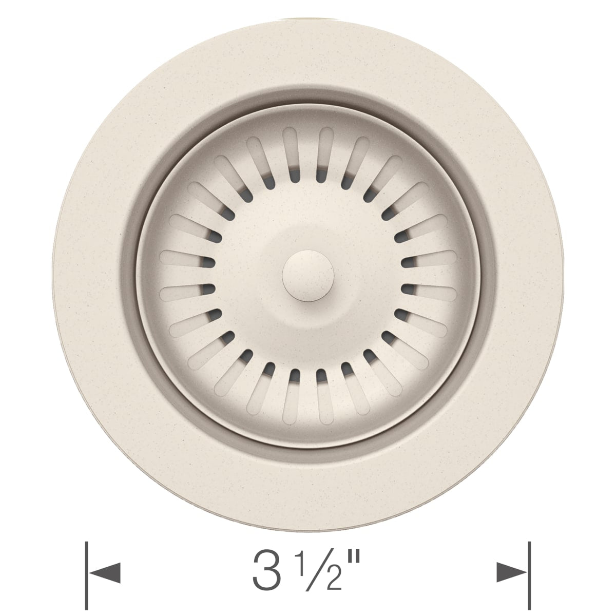 BLANCO Blanco 203443 Color-Coordinated Metal Waste Flange - Soft White