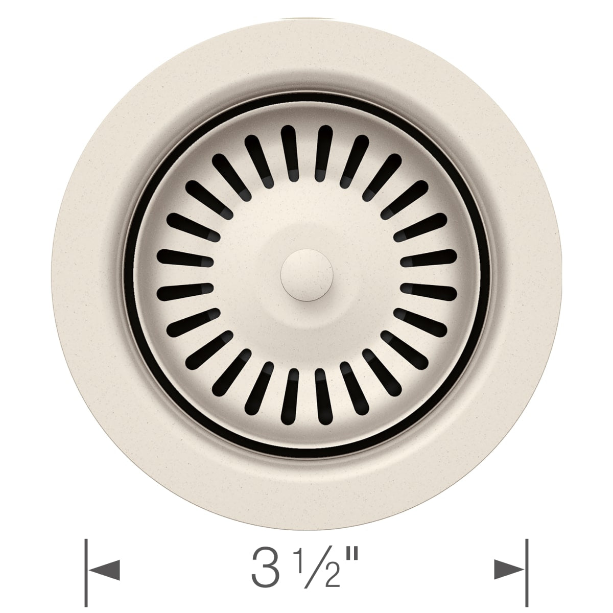 BLANCO Blanco 203439 Color-Coordinated Metal Basket Strainer - Soft White