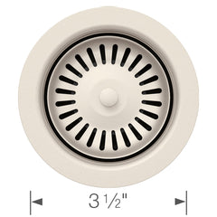 BLANCO Blanco 203439 Color-Coordinated Metal Basket Strainer - Soft White