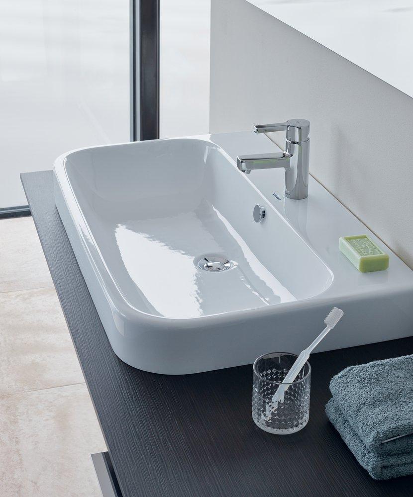 DURAVIT Duravit 2318650000 Happy D.2 25-5/8 x 19-7/8 in. Oval Dual Mount Bathroom Sink in White