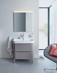 DURAVIT Duravit 2318650000 Happy D.2 25-5/8 x 19-7/8 in. Oval Dual Mount Bathroom Sink in White