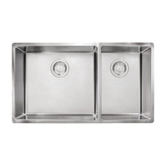 FRANKE Franke CUX160 Cube 31-9/16 x 17-3/4 Stainless Steel Double Bowl Undermount Kitchen Sink