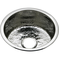 ELKAY Elkay SCF16FBSH Specialty Collection 16-3/8 x 16-3/8 in. Drop-in and Undermount Stainless Steel Bar Sink in Hammered Mirror
