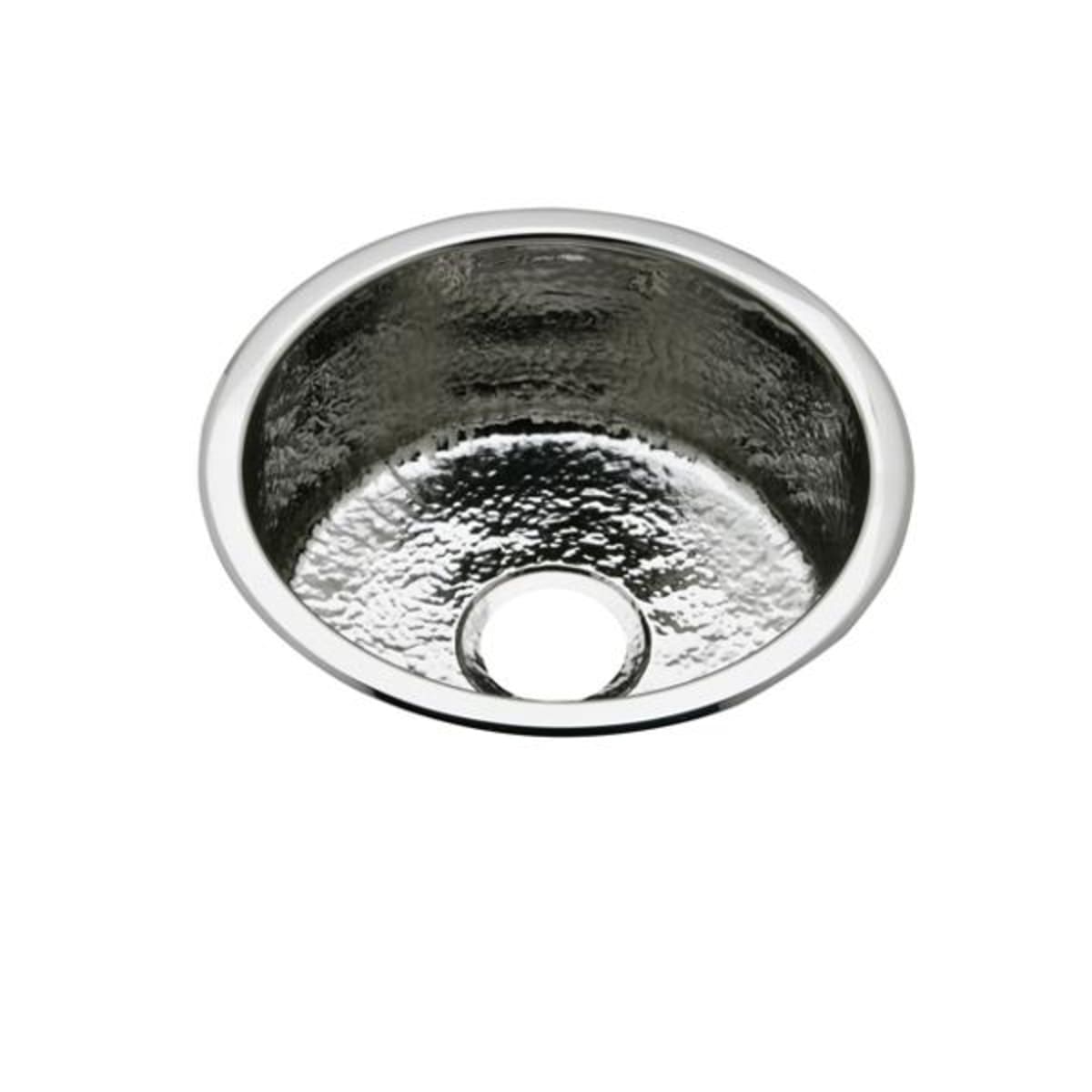 ELKAY Elkay SCF16FBSH Specialty Collection 16-3/8 x 16-3/8 in. Drop-in and Undermount Stainless Steel Bar Sink in Hammered Mirror