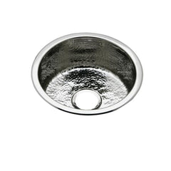 ELKAY Elkay SCF16FBSH Specialty Collection 16-3/8 x 16-3/8 in. Drop-in and Undermount Stainless Steel Bar Sink in Hammered Mirror