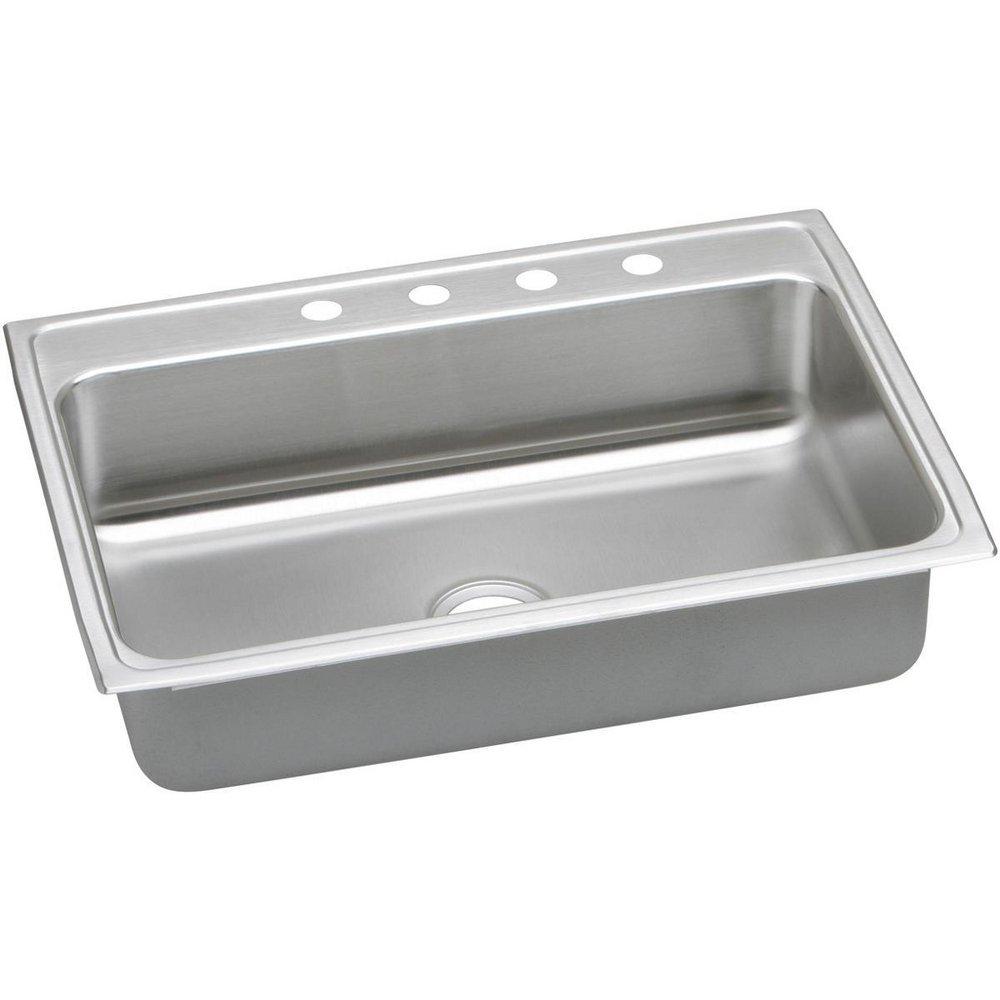 ELKAY Elkay LRADQ3122651 Lustertone Classic Stainless Steel 31 x 22 x 6-1/2 Single Bowl Drop-in ADA Sink