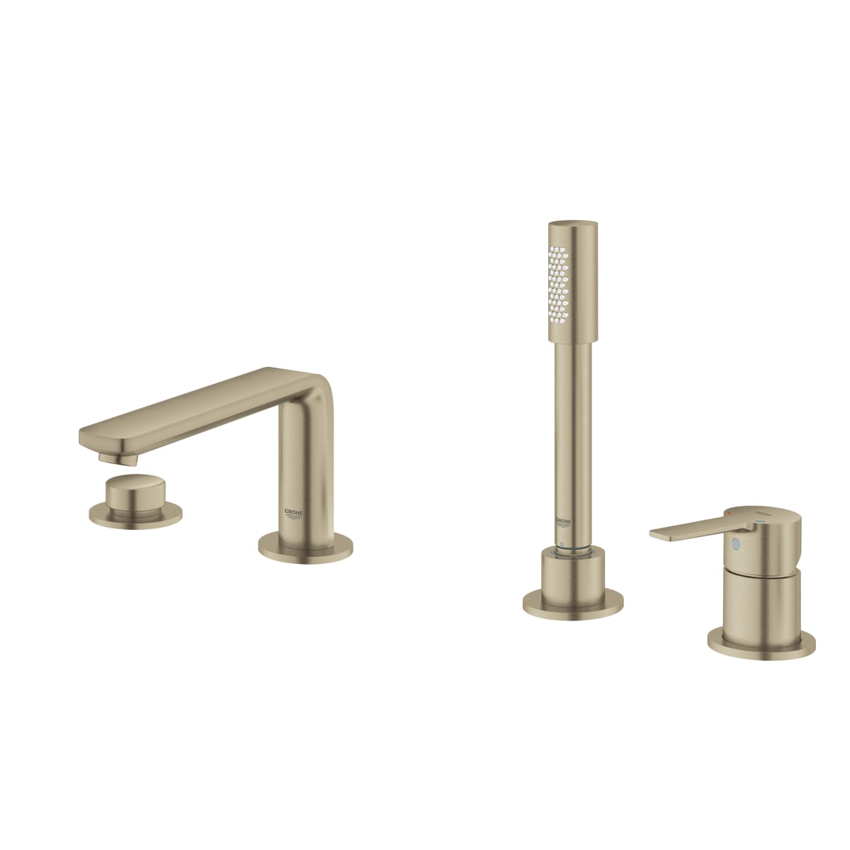 GROHE Grohe 19577EN1 4-Hole Single-Handle Deck Mount Roman Tub Faucet with 1.75 GPM Hand Shower