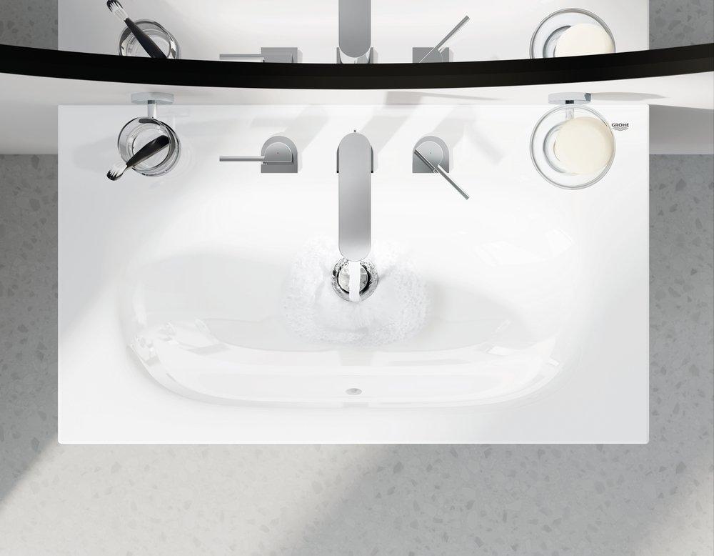 GROHE GROHE 20302003 Plus Two Handle Widespread Bathroom Sink Faucet in Chrome