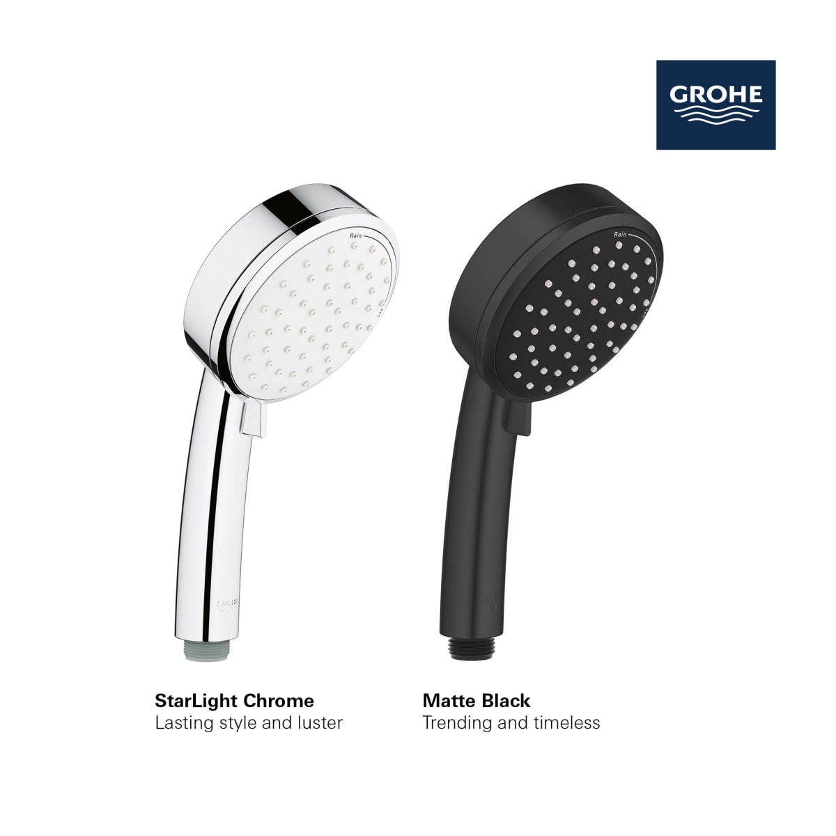 GROHE Grohe 275712432 100 Hand Shower - 2 Sprays, 1.5 gpm in Matte Black