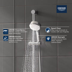 GROHE Grohe 275712432 100 Hand Shower - 2 Sprays, 1.5 gpm in Matte Black