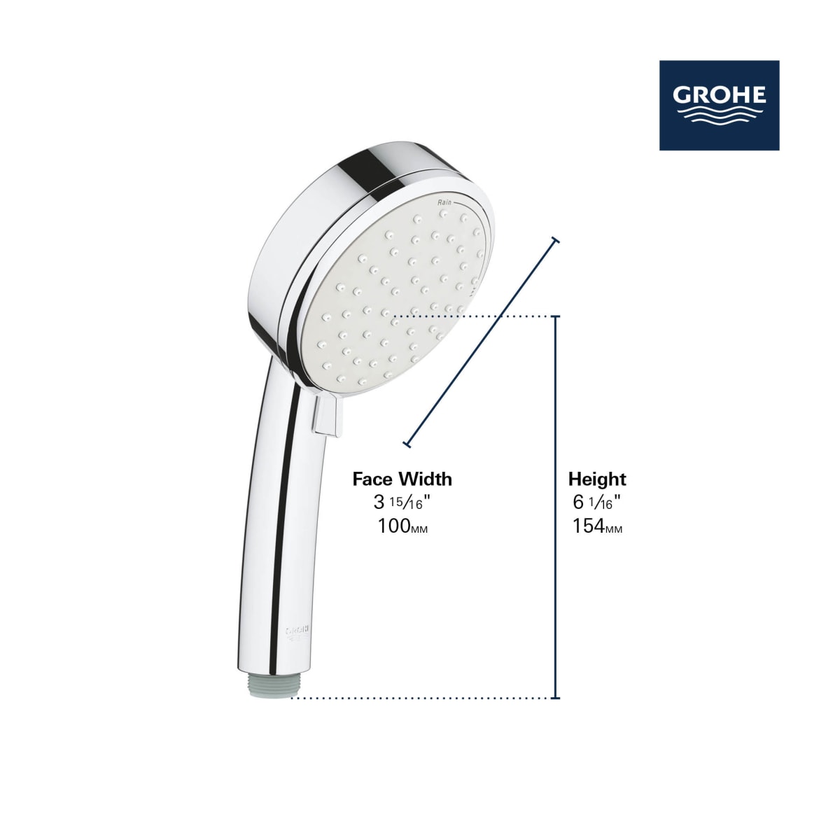 GROHE Grohe 275712432 100 Hand Shower - 2 Sprays, 1.5 gpm in Matte Black