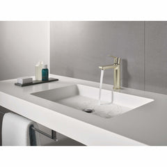 GROHE GROHE 23794ENA Lineare Single Handle Monoblock Bathroom Sink Faucet in Brushed Nickel
