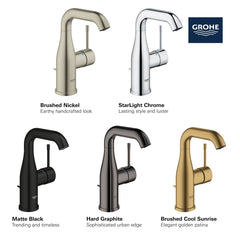 GROHE GROHE 2348500A Essence Single Handle Monoblock Bathroom Sink Faucet 1.2 GPM